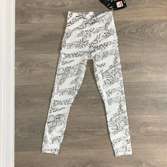 Puma Train Untamed High Waist 7/8 Tights Leggings Snakeskin Print Size XS - Picture 4 of 16